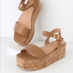 Nude Platform Sandals